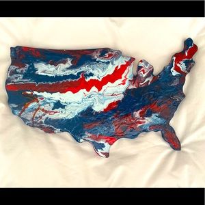 🇺🇸 I L❤️VE AMERICA Original Artwork On Wood #UnitedStates Of Delusion 🙏🏼🇺🇸